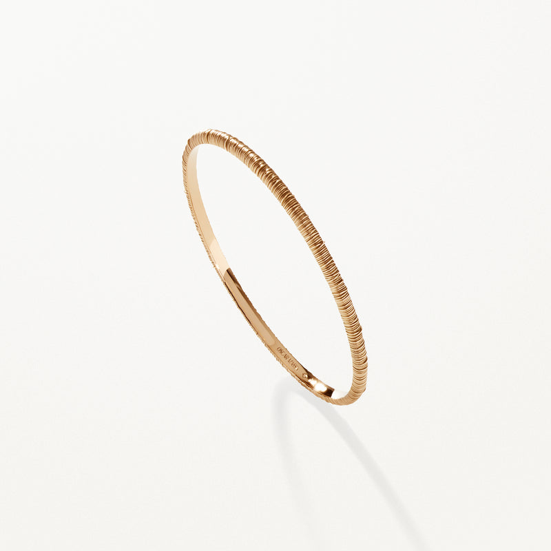 Filigree Bracelet, Yellow gold bangle