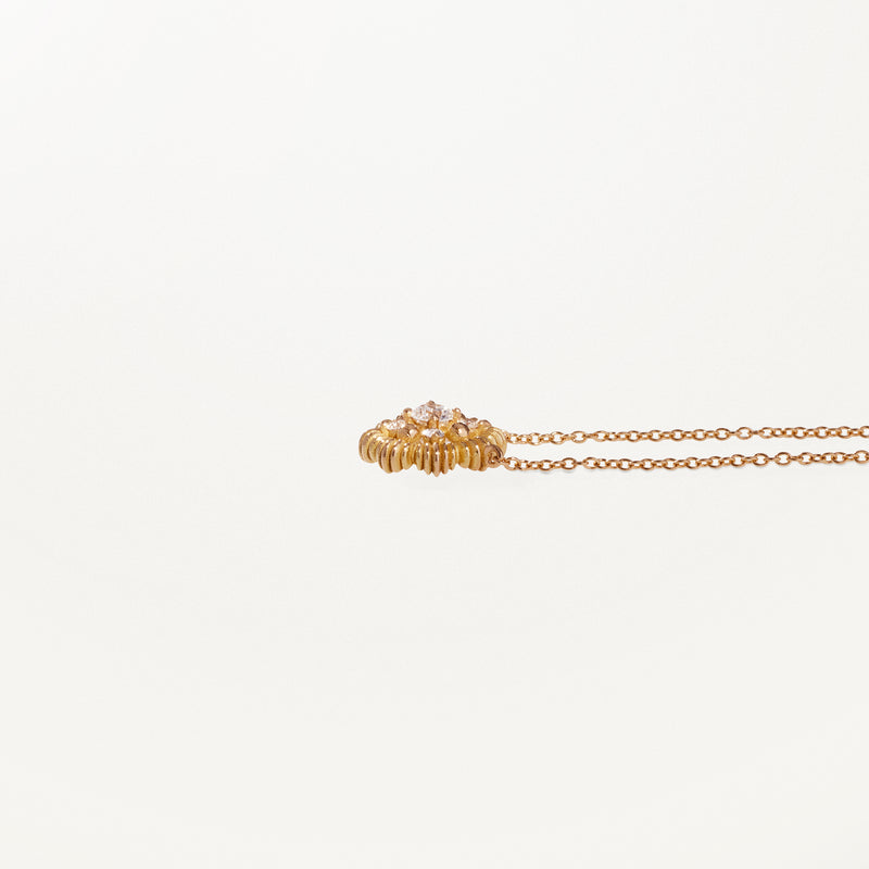 Oscar Massin Lace Flower Bracelet Diamond Yellow Gold 0.16 ctw