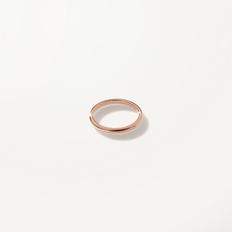 Liberté Wedding Band, Rose gold ring