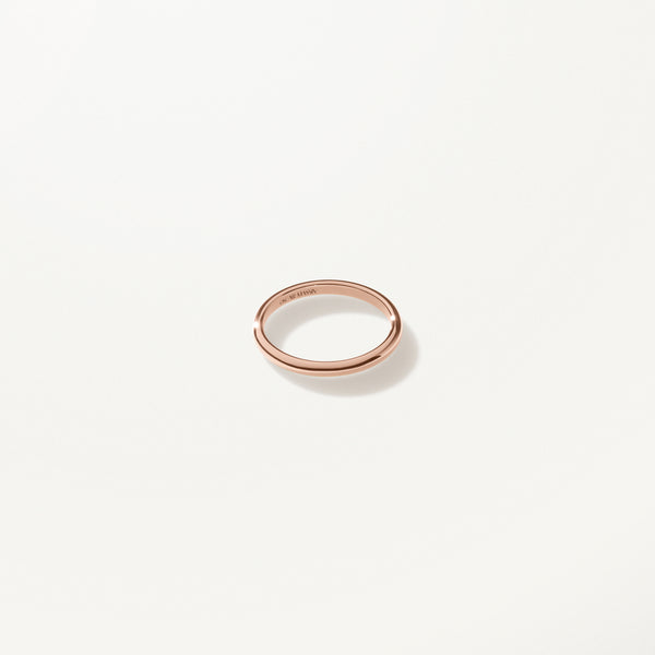 Liberté Wedding Band, Rose gold ring