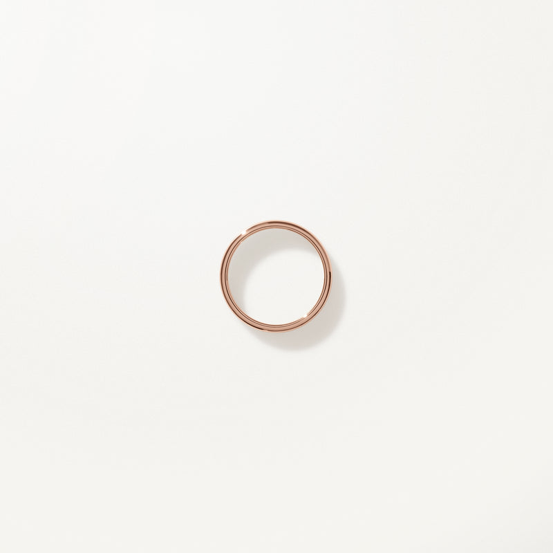 Liberté Wedding Band, Rose gold ring