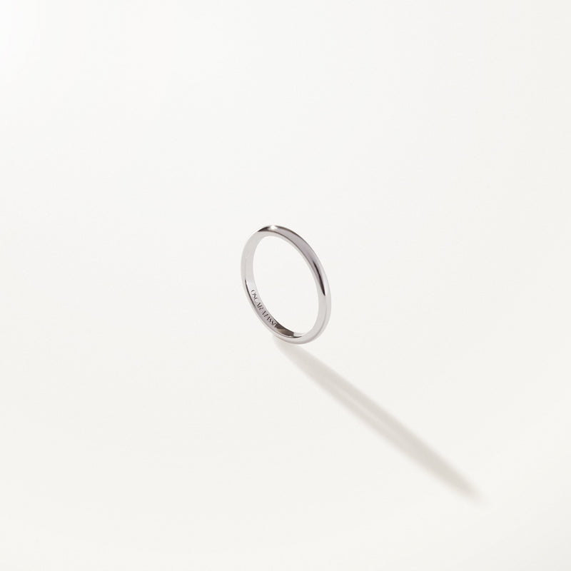 Liberté Wedding Band, White gold ring