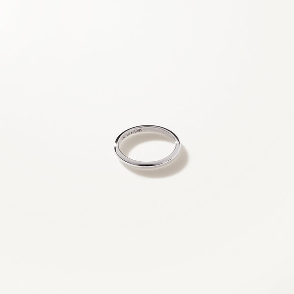 Liberté Wedding Band, White gold ring